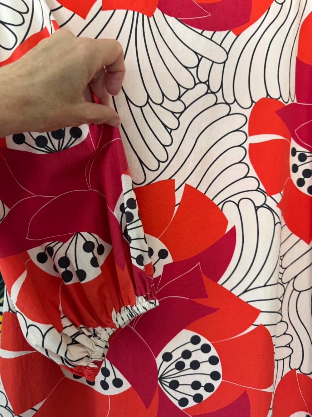 NWT, FRANCES VALENTINE, MINNOW DRESS IN DARLING JAPANESE POPPY PRINT - Picture 8 of 16